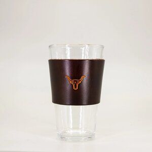 Leather Pint Glass - Longhorn